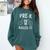 Pre-K Nailed It 2018 Cute Preschool Graduation Comfort Colors Sweatshirt Blue Spruce