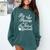 Pre-School Graduation For Girls Comfort Colors Sweatshirt Blue Spruce