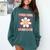 Preschool Graduation Graduate Cute Groovy Last Day Of Pre K Comfort Colors Sweatshirt Blue Spruce