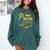 Prom Squad Graduation Class Of 2025 Party Comfort Colors Sweatshirt Blue Spruce