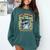 Proud 8th Grade Graduate Axolotl Graduation Eighth Comfort Colors Sweatshirt Blue Spruce