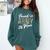 Proud Army Mom Army Graduation Mom US Army Mom Comfort Colors Sweatshirt Blue Spruce