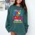 Proud Aunt Of 2023 Pre-K Graduate Senior Graduation Matching Comfort Colors Sweatshirt Blue Spruce