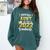 Proud Aunt Of a Class Of 2022 Graduate Graduation 2022 Women Comfort Colors Sweatshirt Blue Spruce
