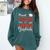 Proud Aunt Of a Class Of 2025 Graduate For Graduation Comfort Colors Sweatshirt Blue Spruce