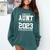 Proud Aunt Graduation Senior 23 Grad Class Of 2023 Comfort Colors Sweatshirt Blue Spruce