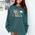 Proud Aunt Of A Pre-K 2025 Graduate Class Of 2025 Graduation Comfort Colors Sweatshirt Blue Spruce