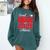 Proud Bonus Dad Of a Class Of 2025 Graduate Graduation Comfort Colors Sweatshirt Blue Spruce