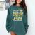Proud Bonus Mom Of a Class Of 2026 Graduate Graduation 2026 Comfort Colors Sweatshirt Blue Spruce
