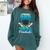Proud Brother Of Two 2024 Graduates Twin Family Graduation Comfort Colors Sweatshirt Blue Spruce