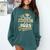 Proud Cousin Of a Class Of 2025 Graduate Senior Graduation Comfort Colors Sweatshirt Blue Spruce