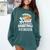 Proud Dad Of A 2025 Senior Basketball Graduation Comfort Colors Sweatshirt Blue Spruce
