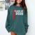 Proud Dad Of A 2026 Graduate Grad Senior Father Graduation Comfort Colors Sweatshirt Blue Spruce