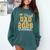 Proud Dad Of A 2026 Graduate Senior Graduation Class Of 2026 Comfort Colors Sweatshirt Blue Spruce