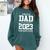 Proud Dad Graduation Senior 23 Grad Class Of 2023 Comfort Colors Sweatshirt Blue Spruce