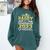 Proud Daddy Of Kindergarten Graduate 2023 Graduation Daddy Comfort Colors Sweatshirt Blue Spruce