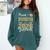 Proud Daughter Of a Class Of 2026 Graduate For Graduation Comfort Colors Sweatshirt Blue Spruce