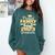 Proud Family Class Of 2023 PHD Graduate Doctorate Graduation Comfort Colors Sweatshirt Blue Spruce