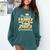 Proud Family Of Two 2023 Graduate Class 2023 Graduation Comfort Colors Sweatshirt Blue Spruce