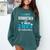 Proud Godbrother Of Two 2023 Graduate Class 2023 Graduation Comfort Colors Sweatshirt Blue Spruce