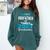 Proud Godfather Of Three 2023 Graduate 23 Class Graduation Comfort Colors Sweatshirt Blue Spruce