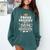 Proud Grammy Of A Class Of 2025 Graduate Senior Graduation Comfort Colors Sweatshirt Blue Spruce