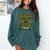 Proud Grandma Of A 2023 Graduate Graduation Comfort Colors Sweatshirt Blue Spruce