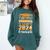 Proud Grandma Of A Class Of 2024 Matching Family Graduation Comfort Colors Sweatshirt Blue Spruce