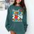 Proud Grandma Of Class Of 2024 Preschool Graduate Graduation Comfort Colors Sweatshirt Blue Spruce