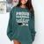 Proud Grandma Graduation Class Of 2018 Graduate Comfort Colors Sweatshirt Blue Spruce