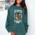 Proud Grandpa Of a 2026 Football Senior Graduation Comfort Colors Sweatshirt Blue Spruce