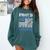 Proud Grandpa Of a State Trooper Police Officer Graduation Comfort Colors Sweatshirt Blue Spruce