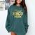 Proud HBCU Mom Graduation College Comfort Colors Sweatshirt Blue Spruce