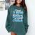 Proud Lil Brother Of 2025 Graduate College Shirt Graduation Comfort Colors Sweatshirt Blue Spruce
