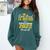 Proud Little Brother Of 2022 Graduate Class 2022 Graduation Comfort Colors Sweatshirt Blue Spruce