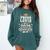 Proud Lovie Of A Class Of 2025 Graduate Senior Graduation Comfort Colors Sweatshirt Blue Spruce