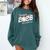 Proud Mama Of A 2026 Senior Baseball Graduation Mom Comfort Colors Sweatshirt Blue Spruce