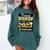Proud Mamaw Of 2023 Graduate Class 2023 Graduation Family Comfort Colors Sweatshirt Blue Spruce