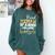 Proud Memaw Of 2026 Graduate College Graduation Comfort Colors Sweatshirt Blue Spruce