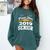 Proud Mom Of A 2019 Senior Graduation Class Outfit T-Shirt Comfort Colors Sweatshirt Blue Spruce