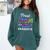 Proud Mom Of a 2022 Graduate Matching Tie Dye Graduation Comfort Colors Sweatshirt Blue Spruce