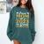 Proud Mom Of A 2023 1st Grade Graduate Shirt Fun Graduation Comfort Colors Sweatshirt Blue Spruce