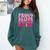 Proud Mom Of a 2025 Graduate Class Senior Graduation Mother Comfort Colors Sweatshirt Blue Spruce