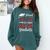 Proud Mom Of 2025 Senior Graduate Matching Family Graduation Comfort Colors Sweatshirt Blue Spruce