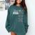 Proud Mom Of A 2026 Graduate Grad Senior Mother Graduation Comfort Colors Sweatshirt Blue Spruce