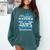 Proud Mom Of 5th Grade Graduate 2024 Elementary Graduation Comfort Colors Sweatshirt Blue Spruce