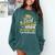 Proud Mom Of 5th Grade Graduate 2025 Elementary Graduation Comfort Colors Sweatshirt Blue Spruce