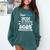 Proud MOM Of A 8th Grade Graduate 2025 Elementary Graduation Comfort Colors Sweatshirt Blue Spruce