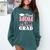 Proud Mom Of An Awesome 8th Grade Graduate 2026 Graduation Comfort Colors Sweatshirt Blue Spruce