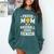 Proud Mom Of Baseball Senior 2026 Graduation Comfort Colors Sweatshirt Blue Spruce